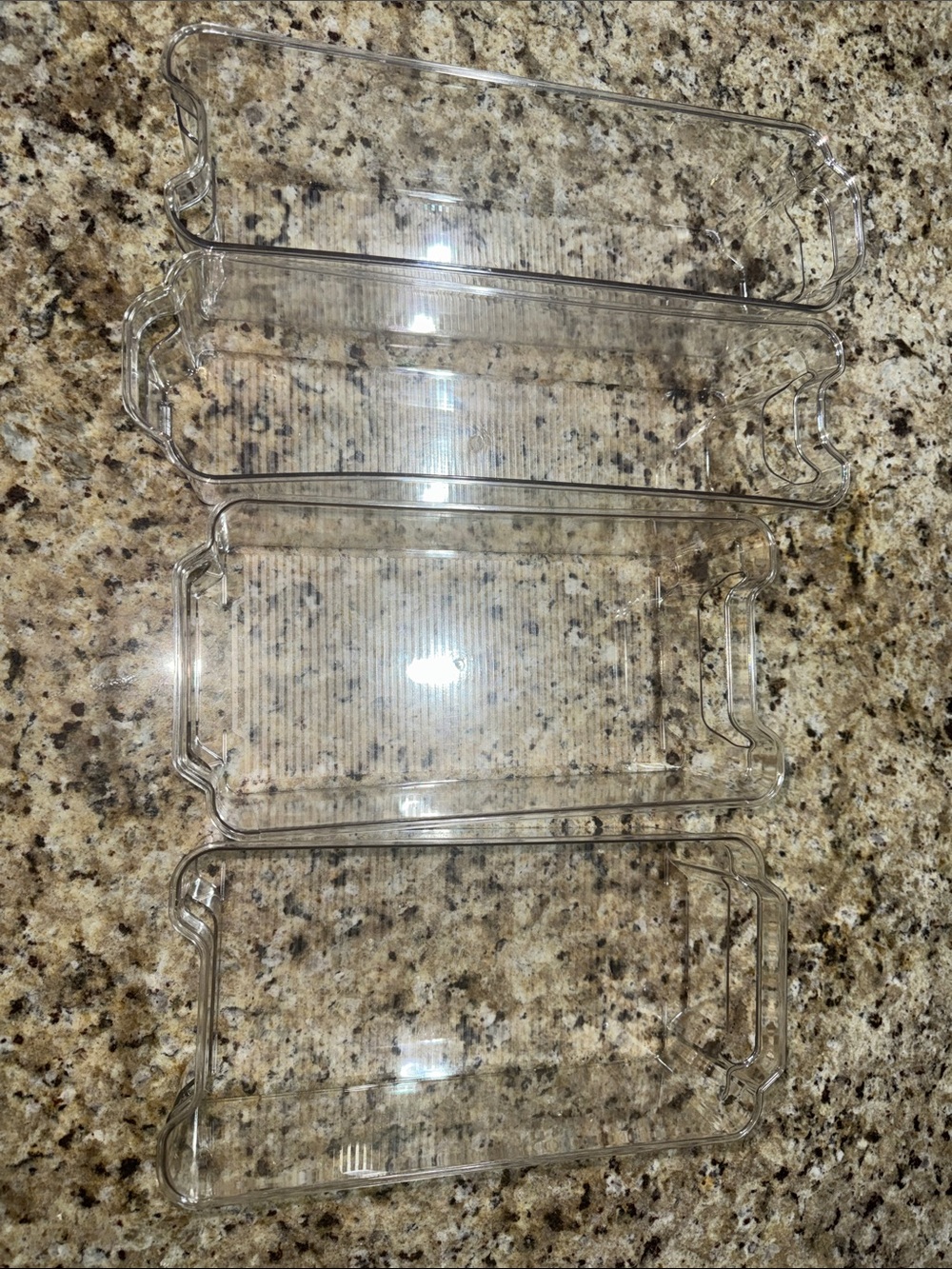 Set of 4 storage/fridge organizer container
